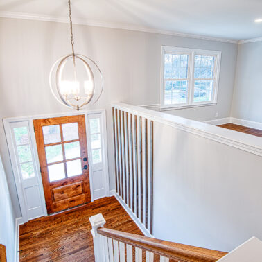 Spacious entrance after home remodel in Charlotte, NC