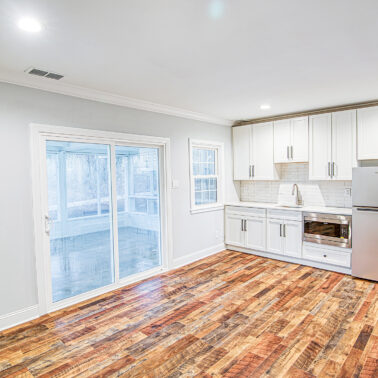 Spacious kitchen after complete home remodel in Charlotte, NC
