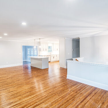 Modern home remodel with open floor plan in Charlotte, NC